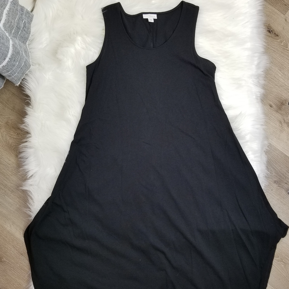 🌻 Pure Jill black XS Petite dress Asymmetrical